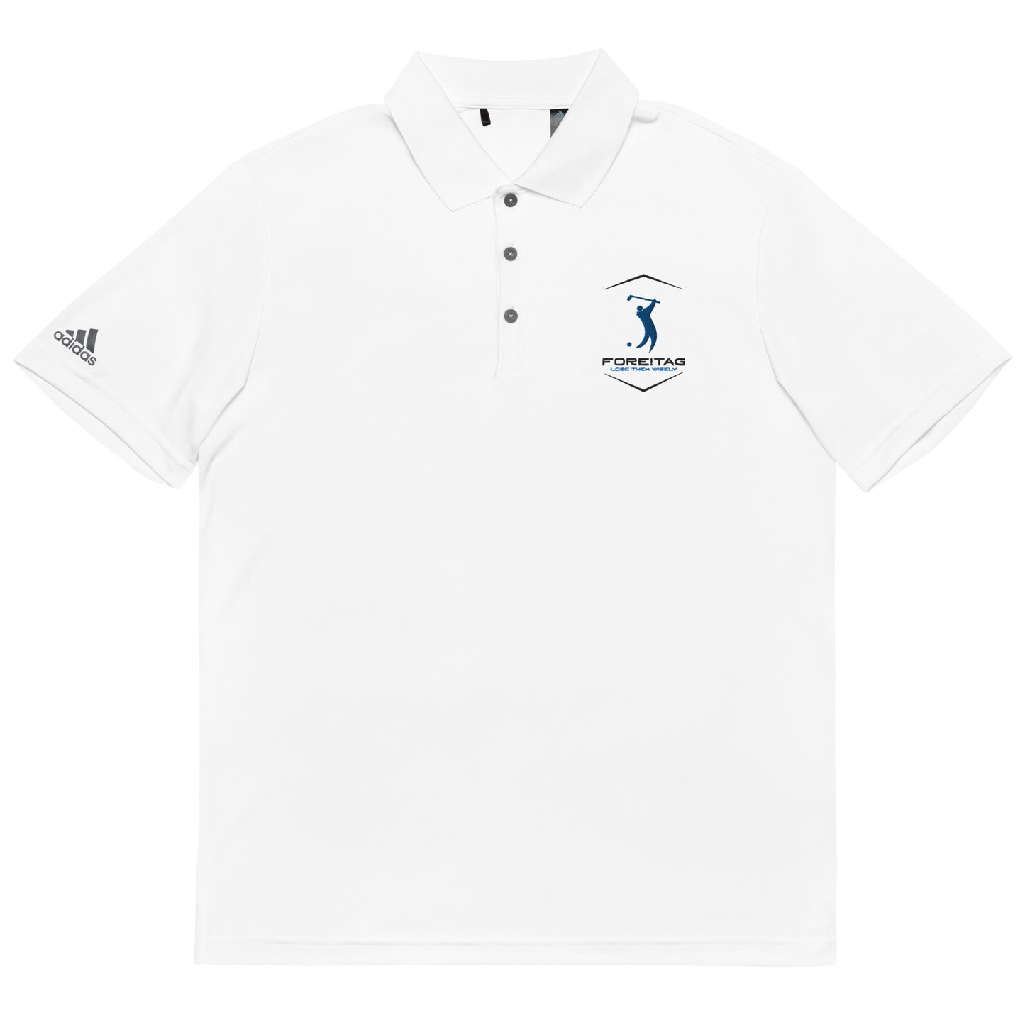 Fore!Tag Logo adidas performance polo golf shirt